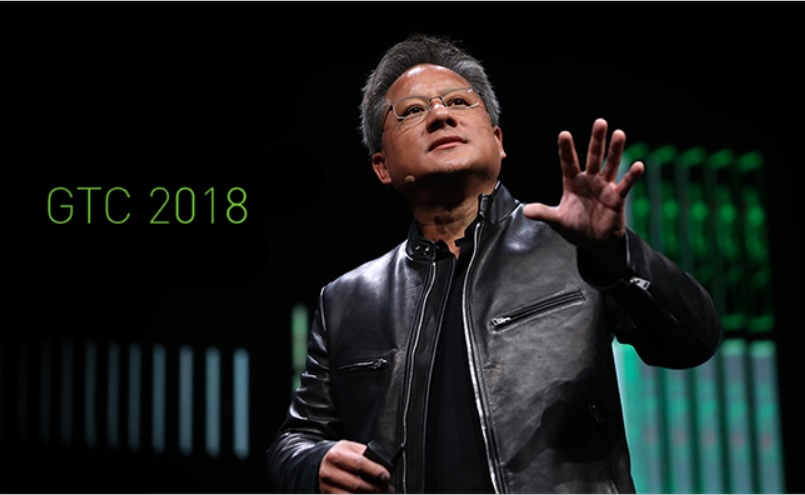NVIDIA創辦人暨執行長黃仁勳,也將親臨GTC 2018現場,發表開場演說。(圖擷取自網路)