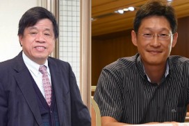 尖端、震泰生醫宣布結盟。(左為尖端董事長蘇文龍、右為震泰生醫創辦人李冬陽博士)
