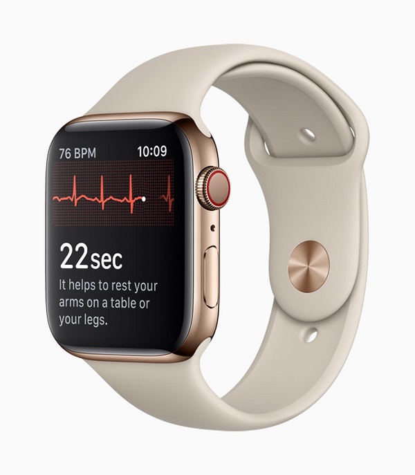 Apple、 J&J攜手 提升Apple Watch心房顫動診斷和中風預防。(圖片來源:CNBC)