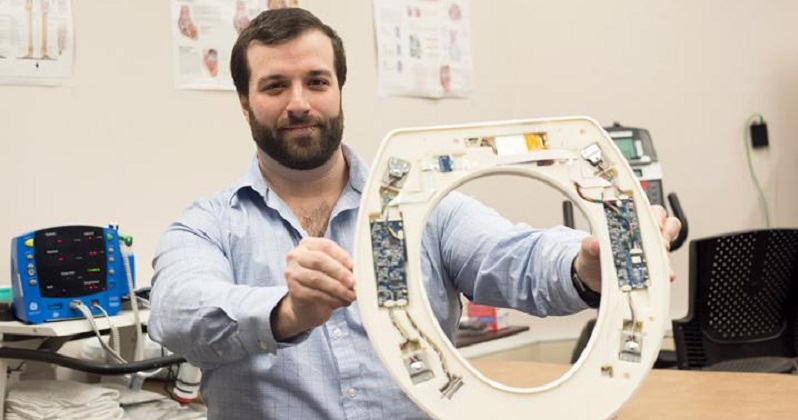 Heart Health Intelligence的創辦人暨執行長Nicholas Conn(圖片來源:A. Sue Weisler/RIT)