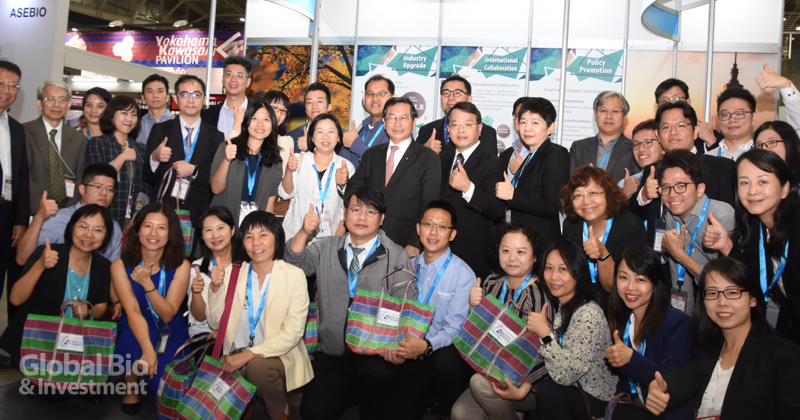 涂醒哲率領近60位臺灣產學界成員,赴日本參與BioJapan 2019 (攝影/巫芝岳)