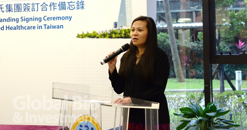 台灣羅氏大藥廠許靄齡總經理。(攝影:吳培安)