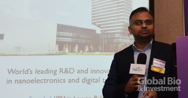 歐洲跨校際微電子研究中心(IMEC)專案經理Prashant Agrawal。(攝影:吳培安)