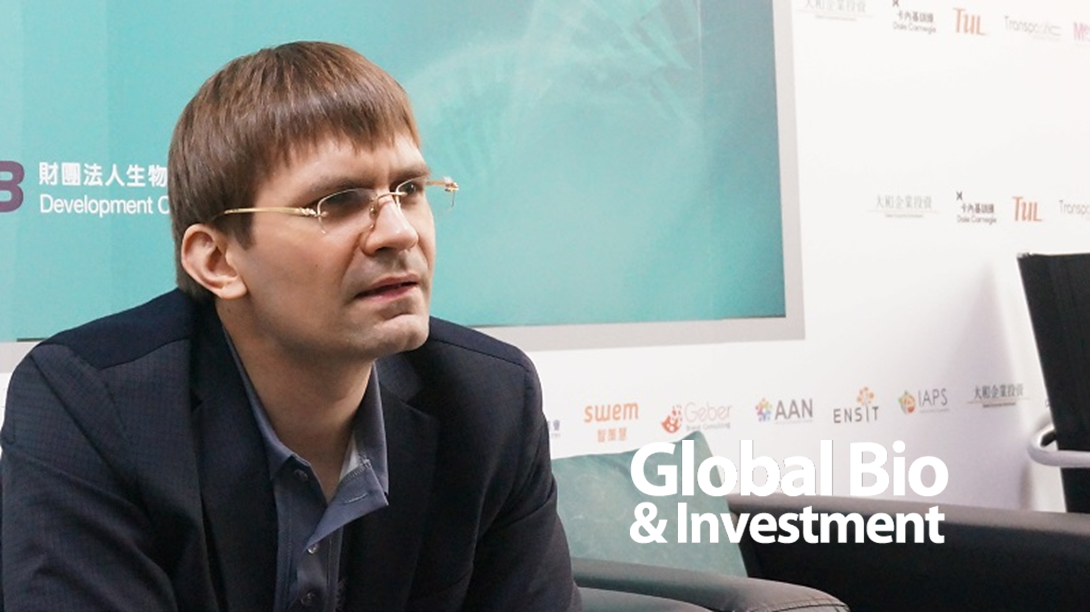 Insilico Medicine執行長Alex Zhavoronkov。 (圖片來源:環球生技攝影)