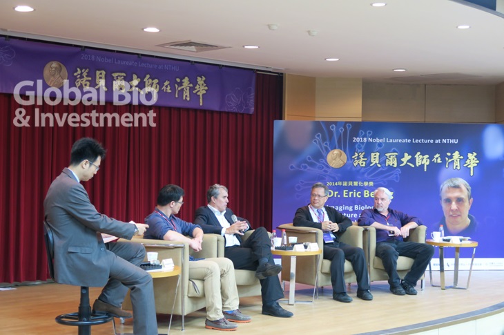 諾貝爾大師在清華 艾瑞克‧貝齊格 (攝影: 環球生技)