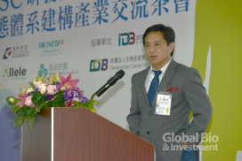 美國Allele 公司CEO 王繼武博士。(攝影:林嘉慶)