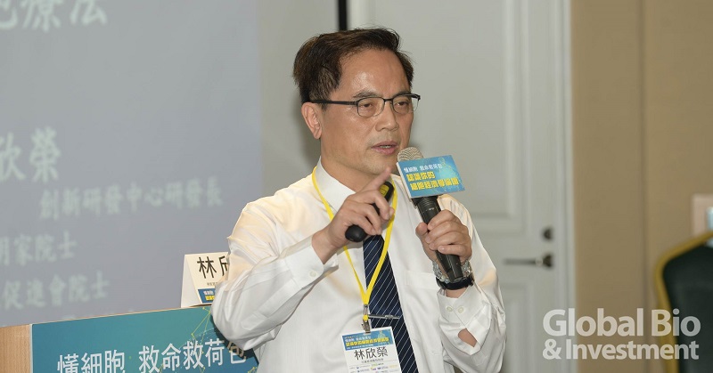 花蓮慈濟醫院院長林欣榮以「回春抗老」為題,介紹細胞療法在腦神經、骨科和美容的應用。