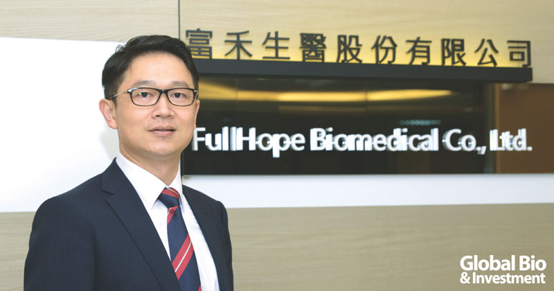 富禾生醫總經理李建謀率領公司邁入細胞治療領域，甚至進入細胞治療最先進的日本市場，又進一步將觸角伸向美國，放眼世界的細胞治療大市場。