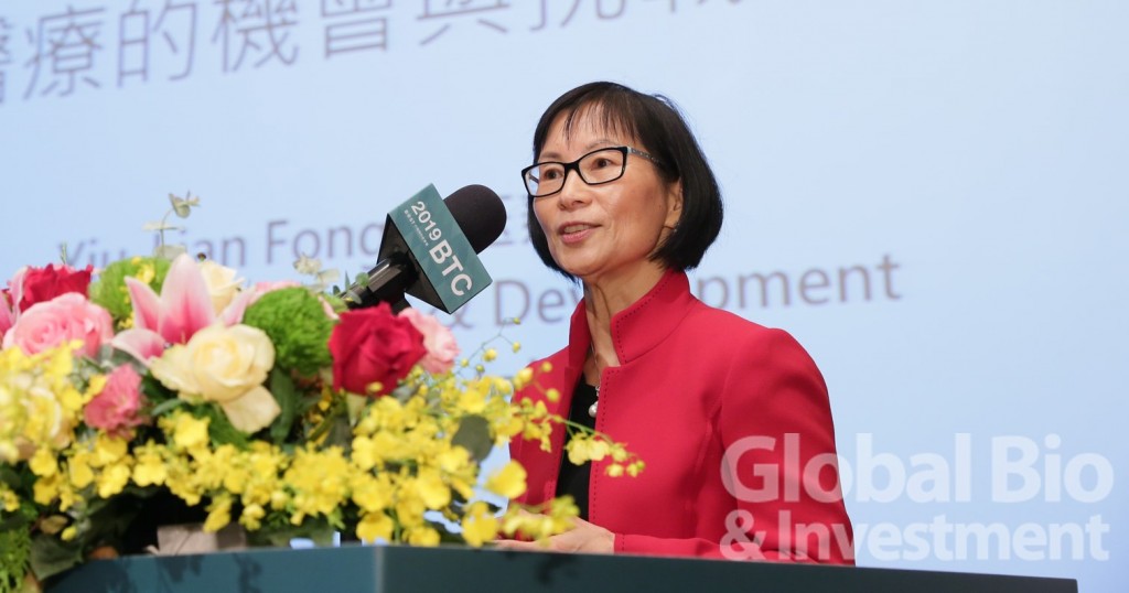 嬌生集團(Johnson & Johnson)楊森藥廠(Janssen)全球診斷策略及開發總裁馮玉蓮。(攝影/彭定凱)