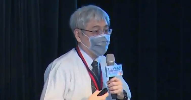 工研院生醫所精準醫療診斷指引技術組組長陳廷碩。(圖片來源:線上直播截圖)