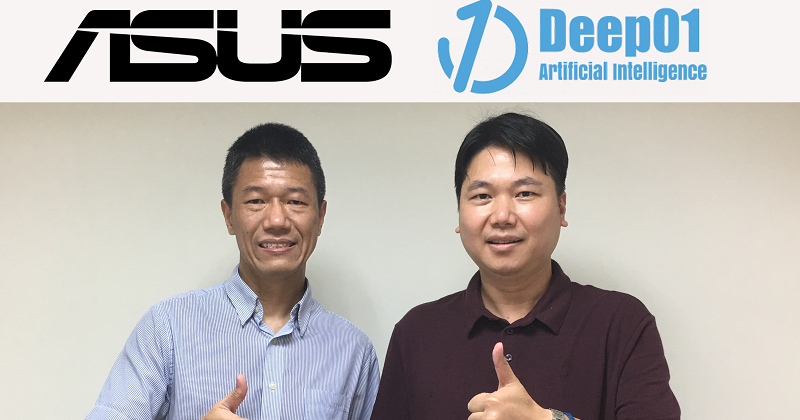 Deep01報喜!AI腦出血判讀落地 訂單加投資共1億資金挹注 (圖左為華碩全球副總裁暨智慧物聯網事業群共同總經理張權德;圖右為Deep01創辦人暨執行長周仁海)
