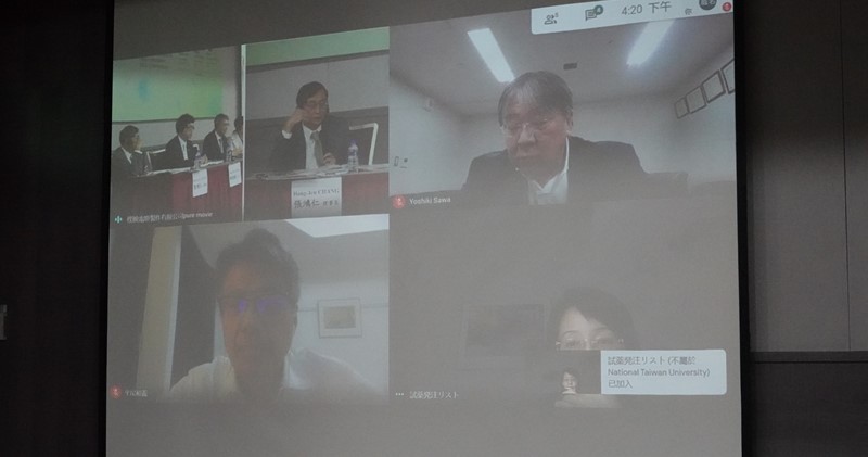 邀請到大阪大學醫學院心血管外科澤芳樹教授(右上)、FUJIFILM子公司J-TEC營業推進部平尾和義(左下)、Vision Care社長高橋政代(右下)等日本iPS細胞產、學、研發展重要人物,透過視訊演講。(圖/台灣醫界聯盟提供)