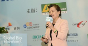 經濟部次長王美花以『臺灣生技產業發展之策略與展望』為專題。(攝影:林嘉慶)